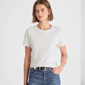 MADEWELL The Relaxed Tee in Vintage Jersey in CHARCOAL GRAY NV992